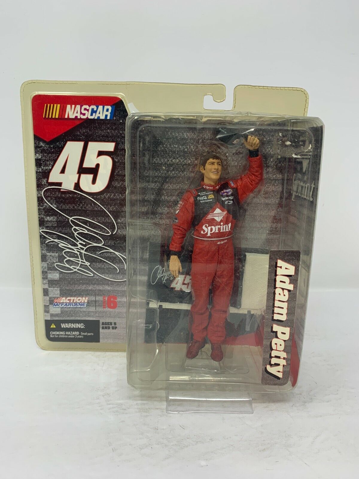 McFarlane Action Nascar Adam Petty # 45 Series 6  Figurine