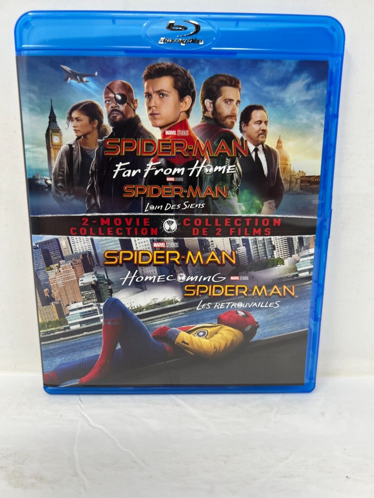 Spider-Man: Far From Home / Homecoming (Blu-ray, 2019) Marvel Good Condition!!!