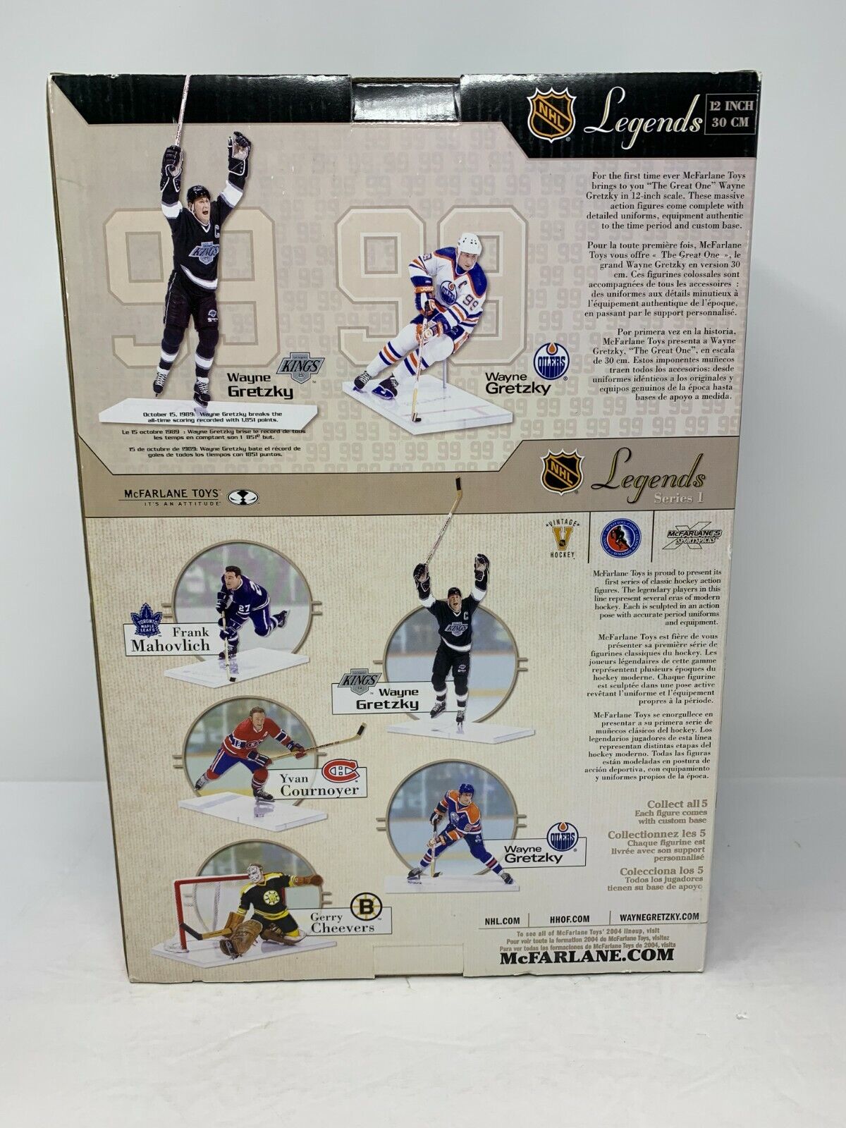 Mcfarlane NHL Legends Wayne Gretzky Edmonton Oilers 12" Inch Figure