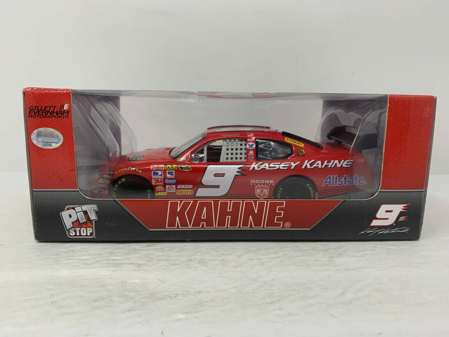 Motorsports Authentics Pit Stop #9 Kasey Kahne Gillett Evernham 1:24 Diecast