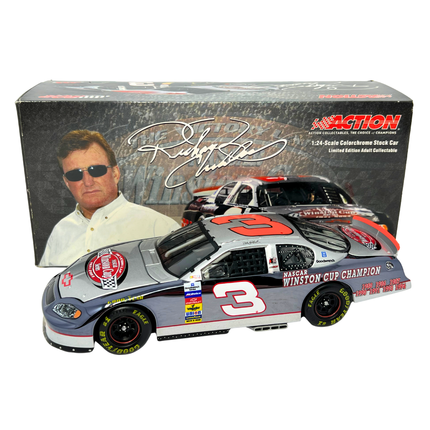 Action Nascar Dale Earnhardt Sr. Victory Lap 7x Champion GM Dealers 1:24 Diecast