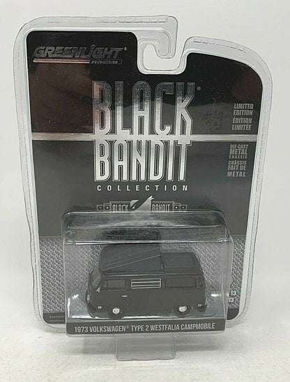 Greenlight Black Bandit Collection 1973 Volkswagen Type 2 Westfalia 1:64 Diecast