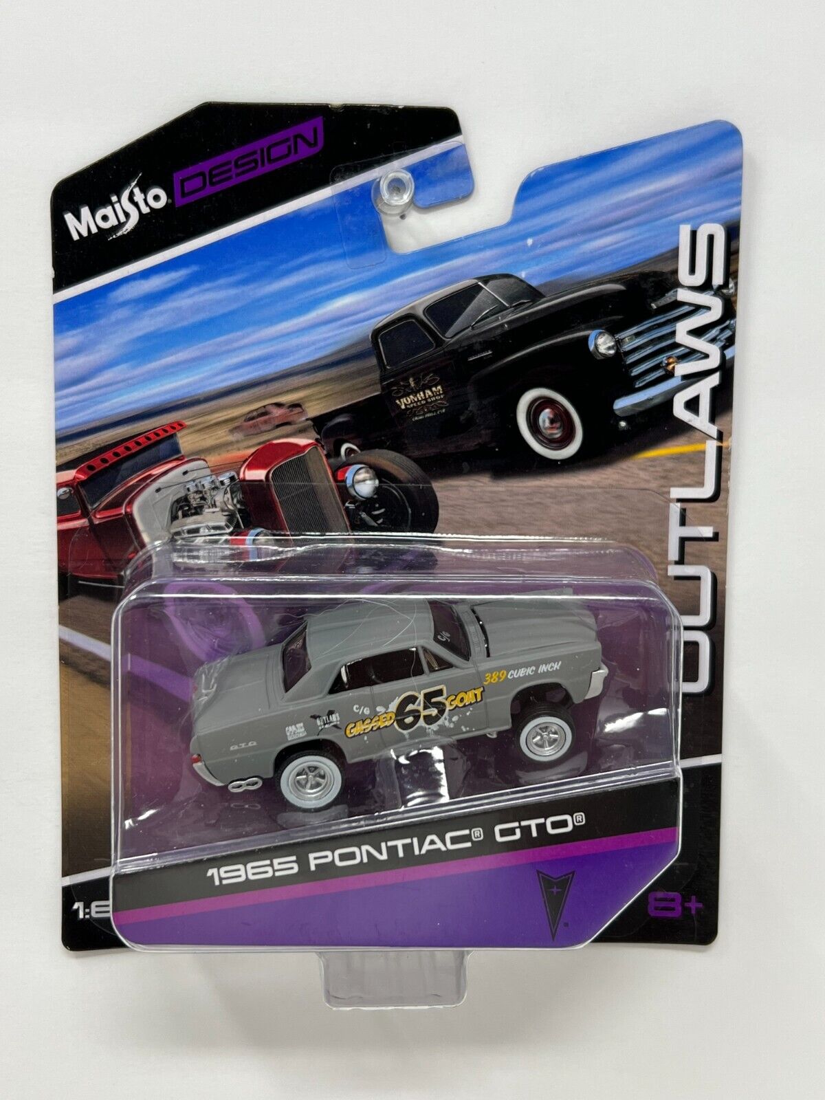 Maisto Design Outlaws 1965 Pontiac GTO 1:64 Diecast