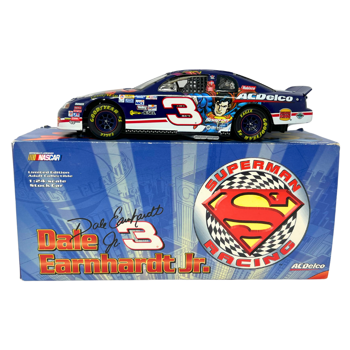 Action Nascar #3 Dale Earnhardt Jr. AC Delco Superman Monte Carlo 1:24 Diecast