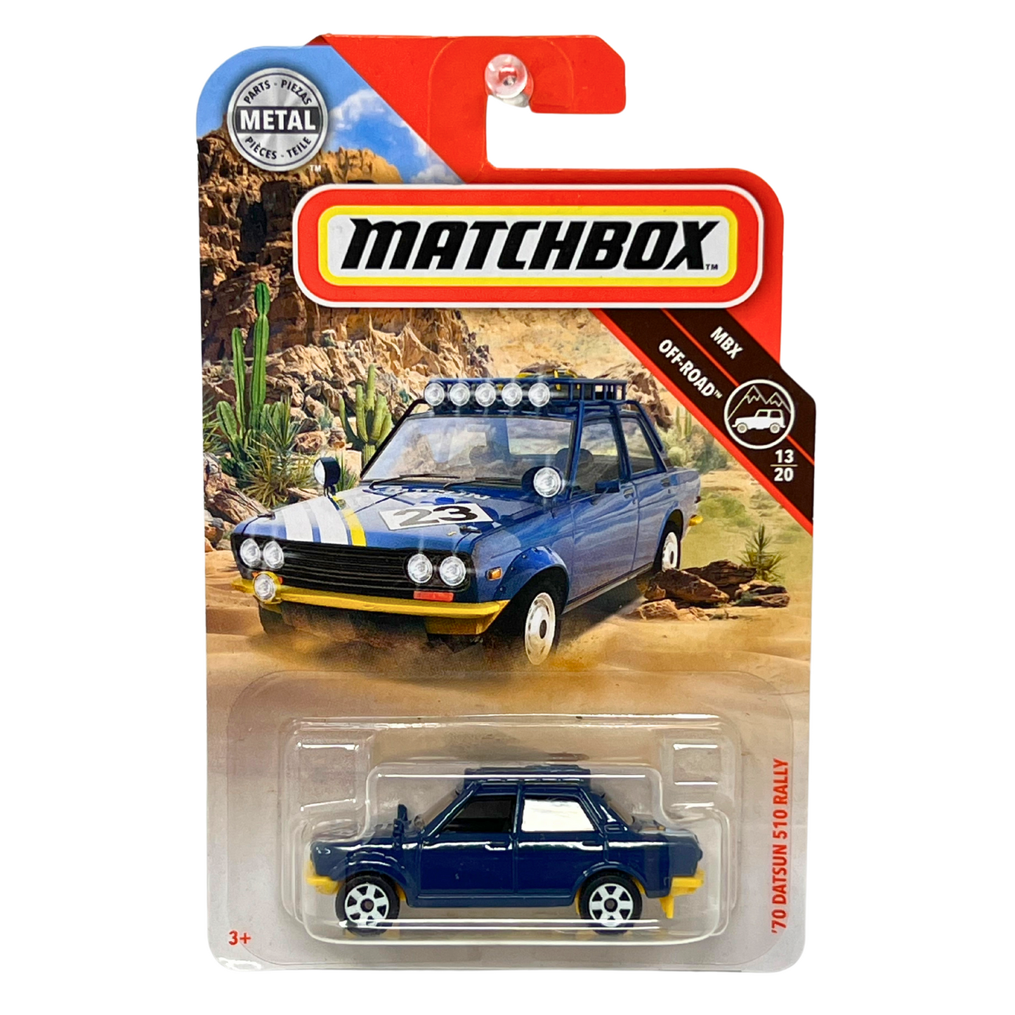 Matchbox MBX Off-Road 1970 Datsun 510 Rally JDM 1:64 Diecast