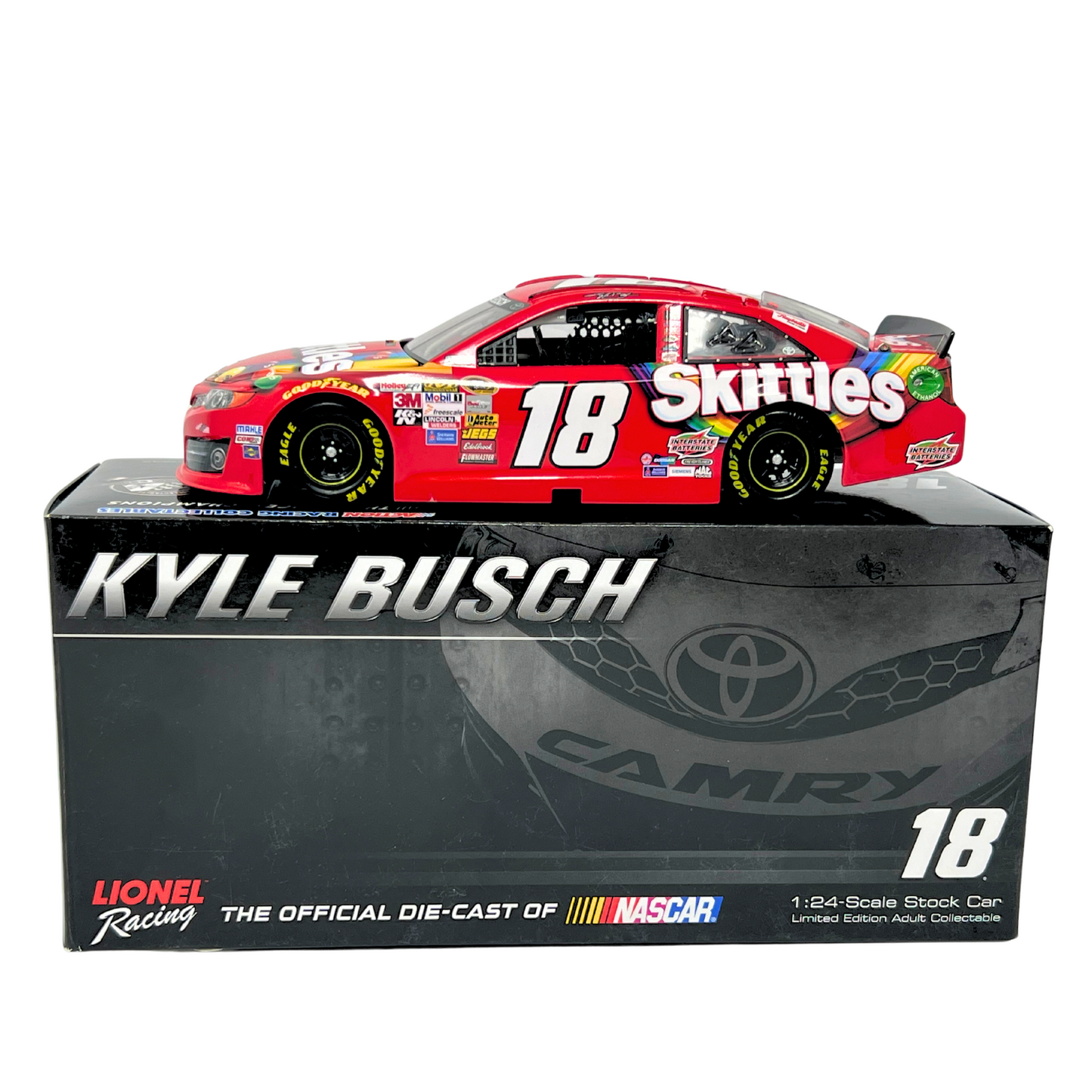 Lionel Nascar #18 Kyle Busch Skittles 2014 Toyota Camry 1:24 Diecast