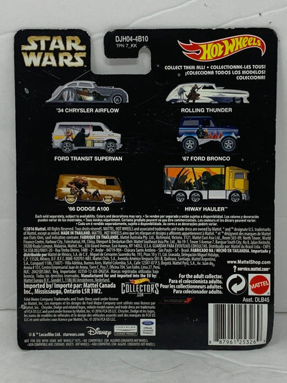 Hot Wheels 2016 Star Wars Pop Culture 1:64 Diecast Set of 6 By Ralph McQuarrie