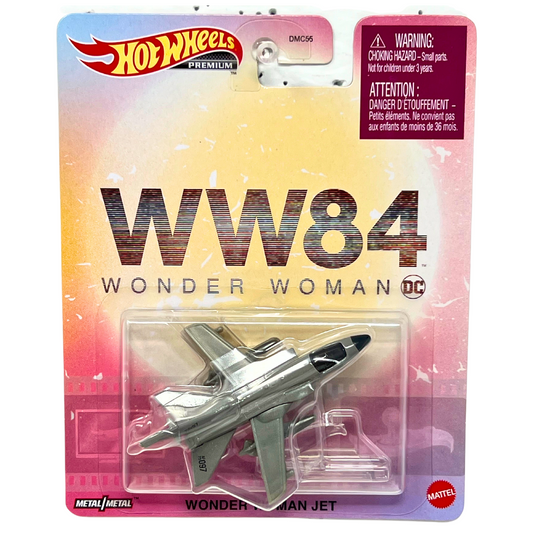 Hot Wheels Premium DC Wonder Woman WW84 Wonder Woman Jet POP Culture 1:64 Diecast