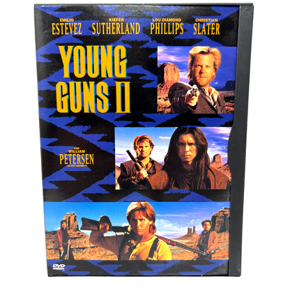 Young Guns II (DVD, 1999) Emilio Estevez Western Good Condition!!!