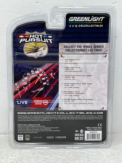 Greenlight Hot Pursuit Oregon State Police 1993 Ford Mustang SSP 1:64 Diecast