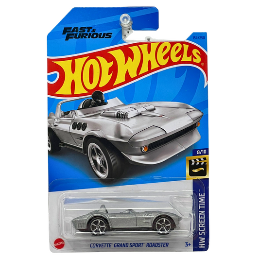 Hot Wheels HW Screen Time Fast & Furious Corvette Sport Roadster POP Culture 1:64 Diecast