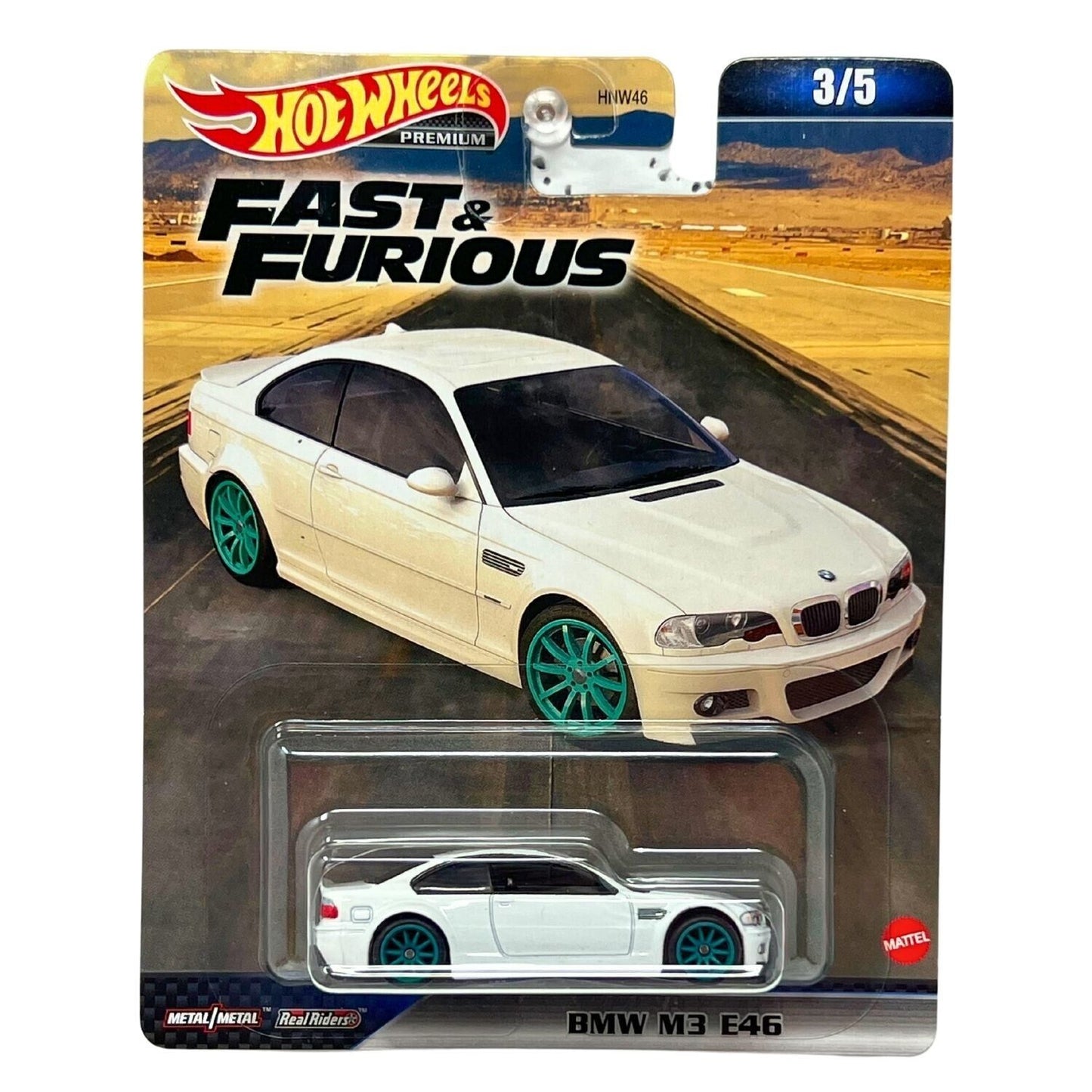 Hot Wheels Premium Fast & Furious BMW M3 E46 1:64 Diecast