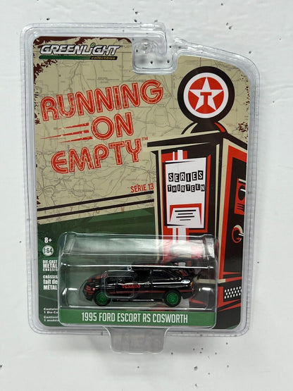 Greenlight Running on Empty Ford Escort RS Cosworth GREEN MACHINE 1:64 Diecast