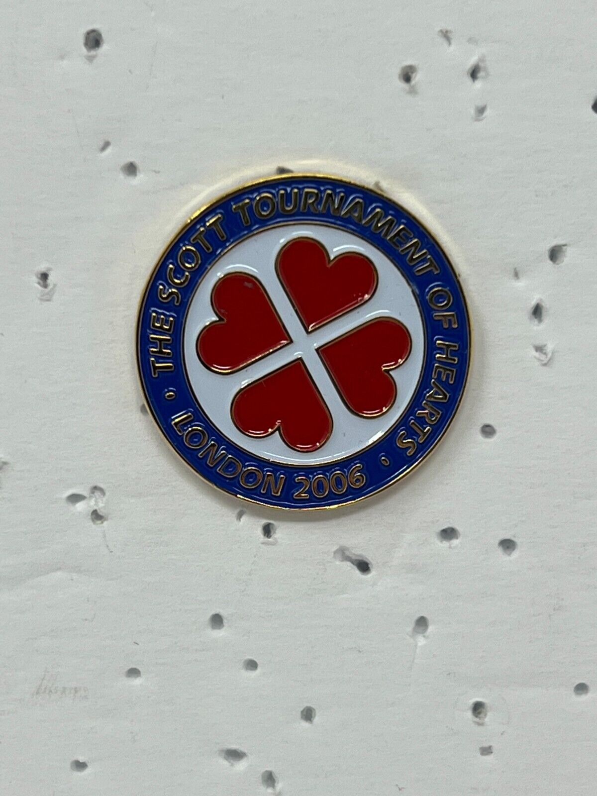 The Scott Tournament of Hearts London 2006 Curling Lapel Pin P2