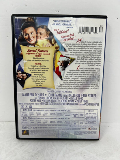 Miracle on 34th Street (DVD, 2006) Maureen O'Hara Christmas Good Condition!!!