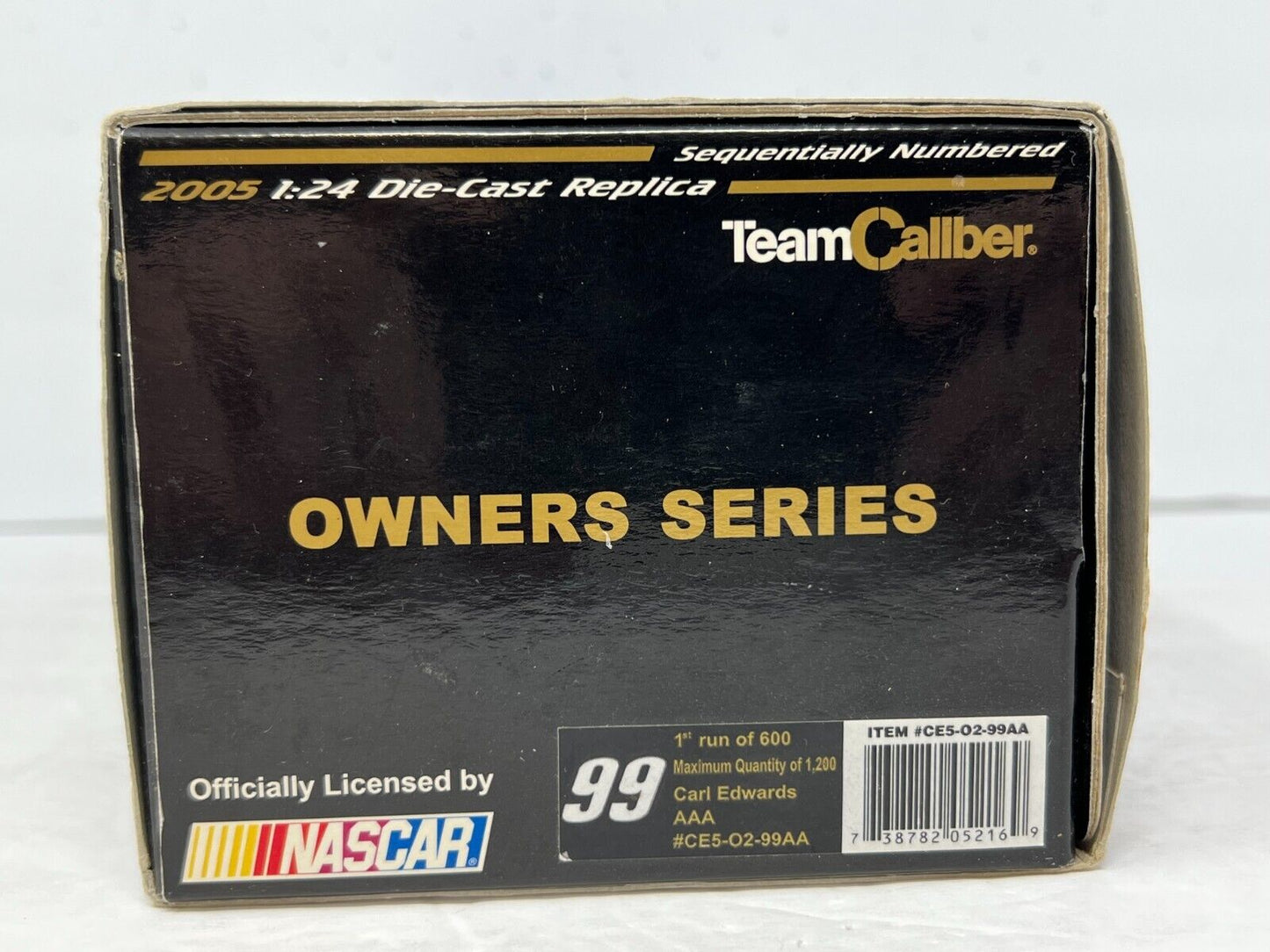 Team Caliber Owners Nascar #99 Carl Edwards AAA 2005 Ford Taurus 1:24 Diecast