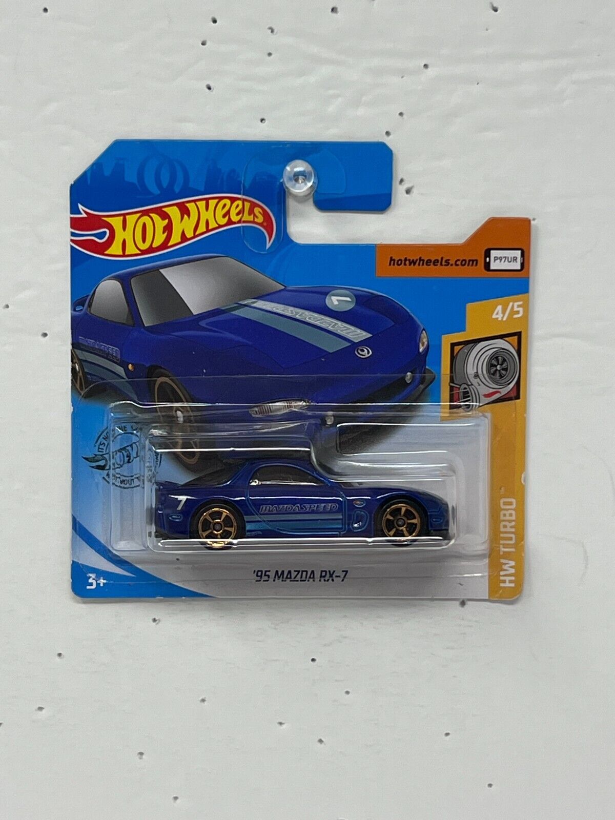 Hot Wheels HW Turbo 1995 Mazda RX-7 JDM 1:64 Diecast Short Card