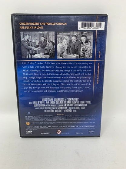 Lucky Partners (DVD, 2010) Ronald Colman Ginger Rogers Romance Good Condition!!!