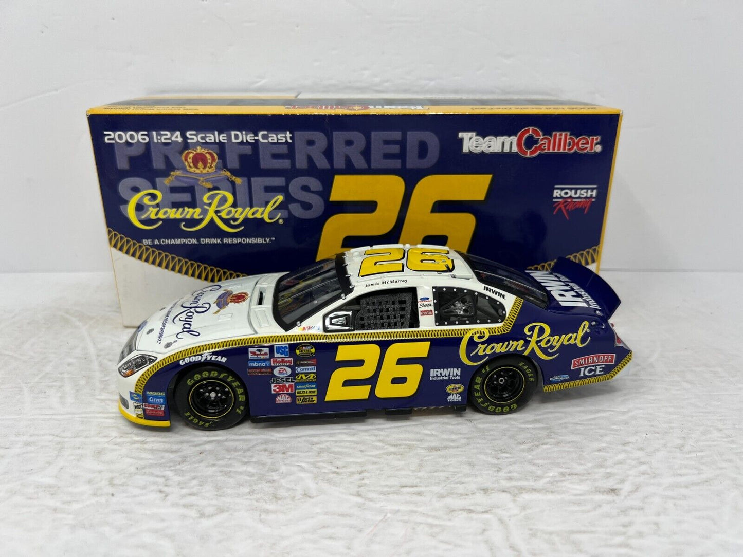 Team Caliber Preferred Nascar #42 Jamie McMurray Crown Royal Night 1:24 Diecast