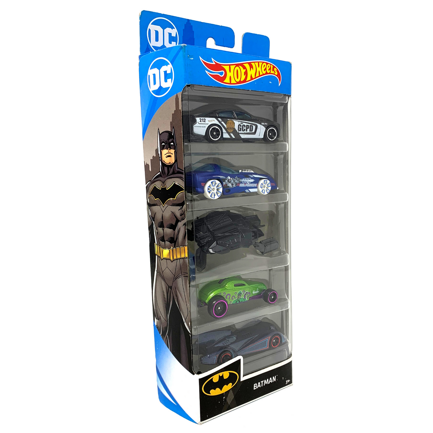 Hot Wheels 2019 DC Batman 5-Car Set 1:64 Diecast