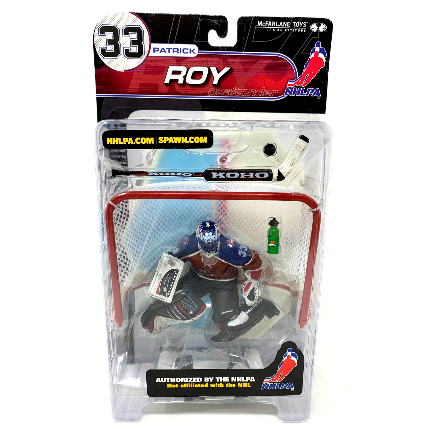 Mcfarlane NHL Patrick Roy Colorado Avalanche Series 1 NHLPA Logo Jersey Figure