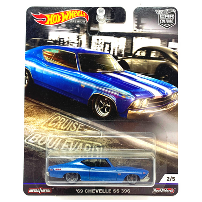 Hot Wheels Premium Cruise Boulevard '69 Chevelle SS 396 1:64 Diecast