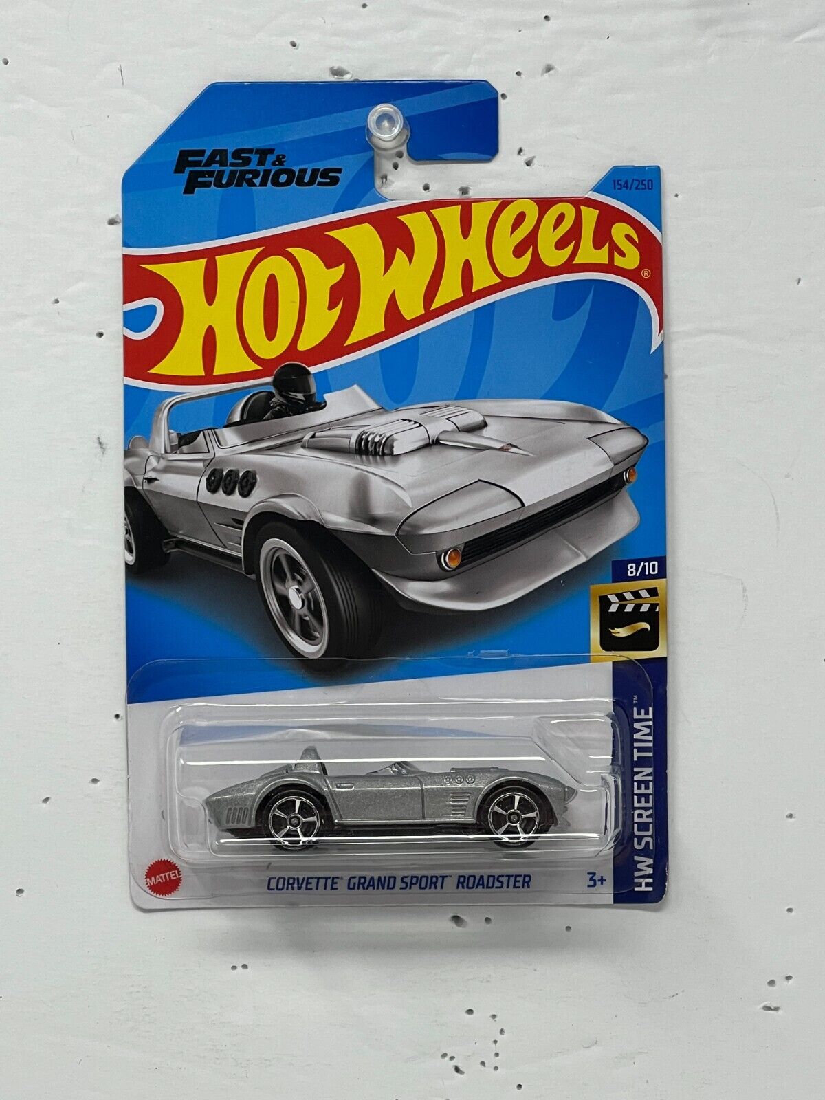 Hot Wheels HW Screen Time Fast & Furious Corvette Sport Roadster POP Culture 1:64 Diecast