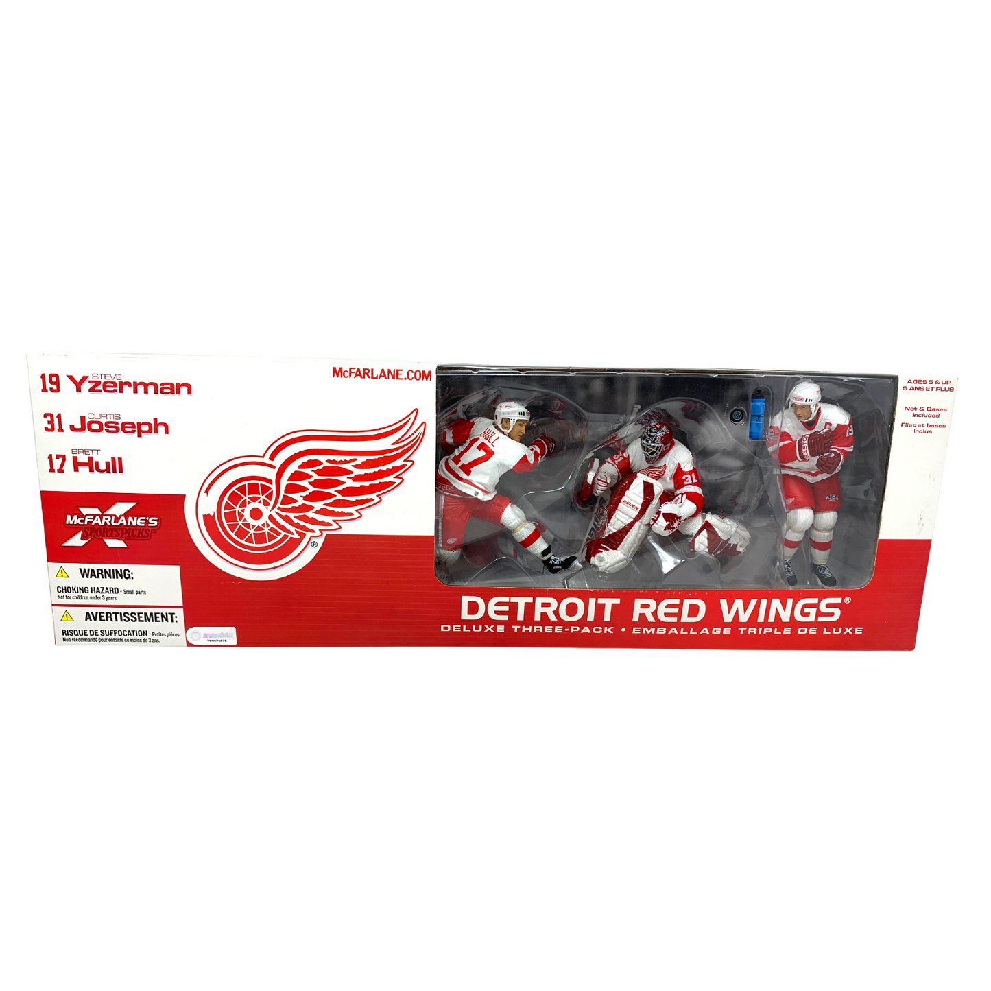 Mcfarlane NHL Detroit Red Wings Exclusive Combo 3-Pack Set Figures