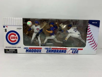 Mcfarlane MLB Chicago Cubs Greg Maddux & Carlos Zambrano & Derek Lee 3-Pack