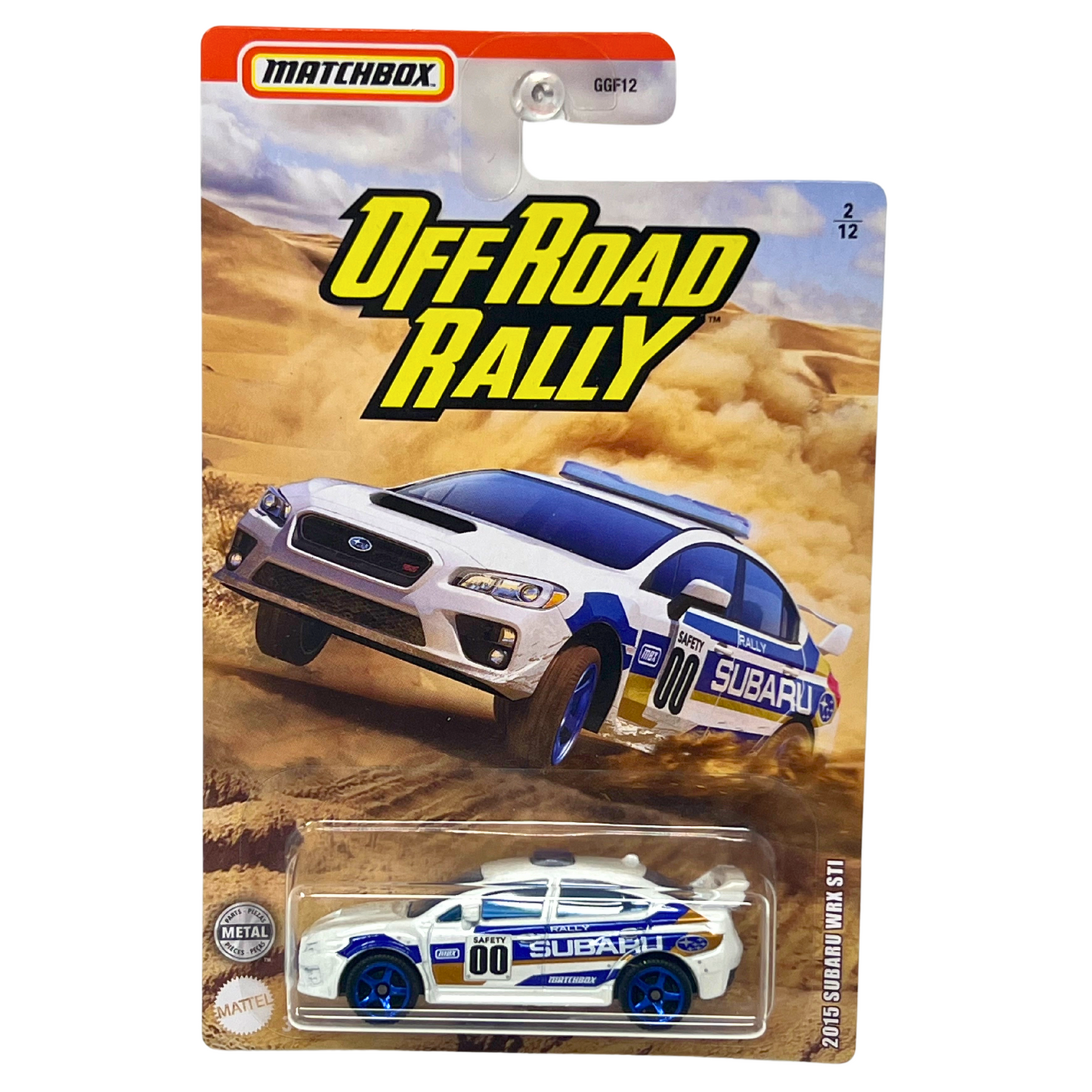 Matchbox OffRoad Rally 2015 Subaru WRX STI JDM 1:64 Diecast