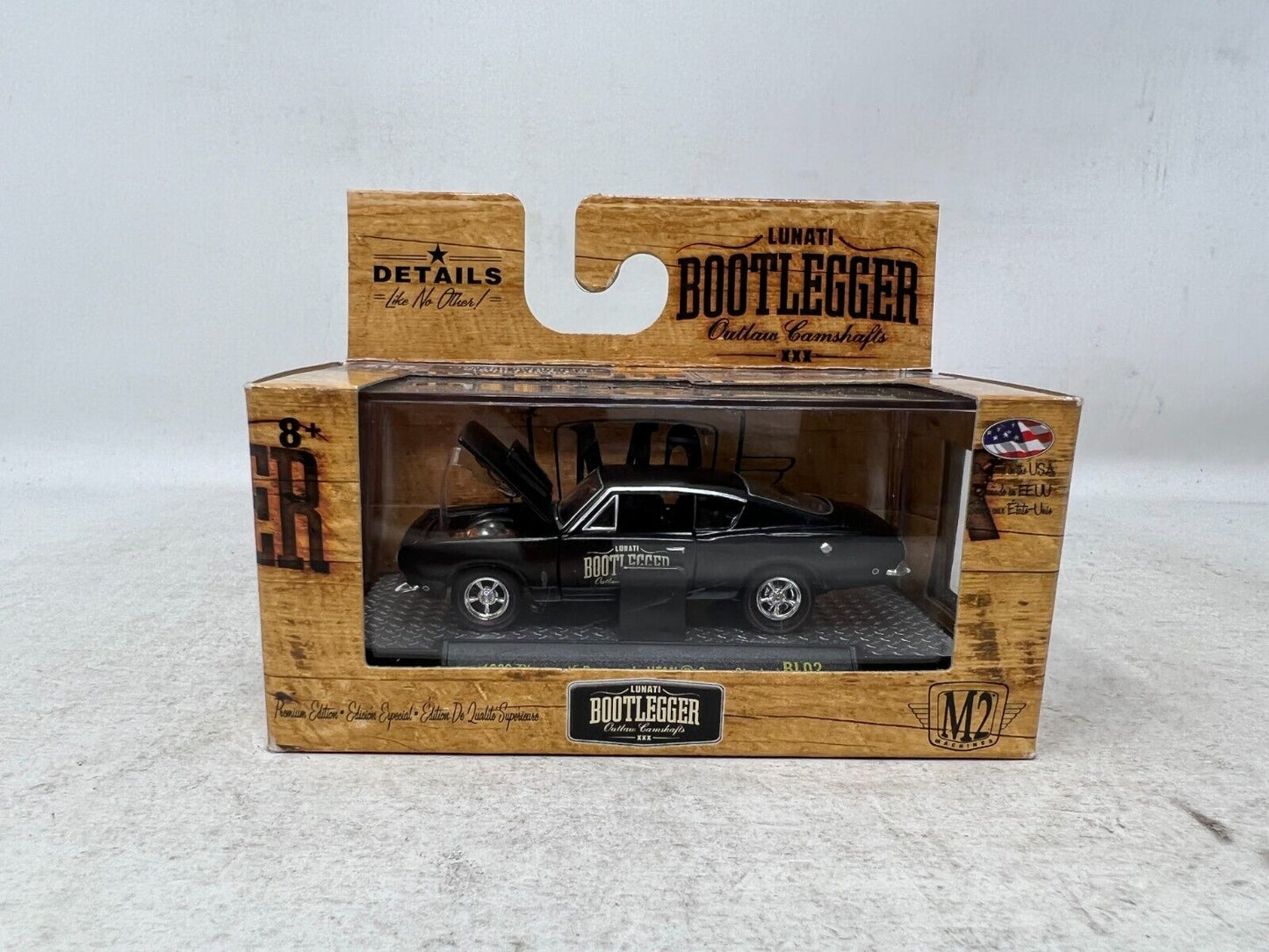 M2 Machines Lunati Bootlegger 1968 Plymouth Barracuda HEMI 1:64 Diecast