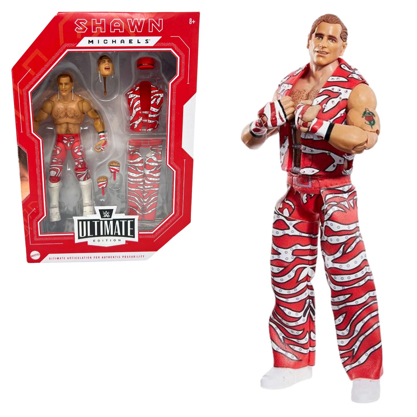 WWE Shawn Michaels Ultimate Edition Fan Takeover Action Figure Mattel Toys