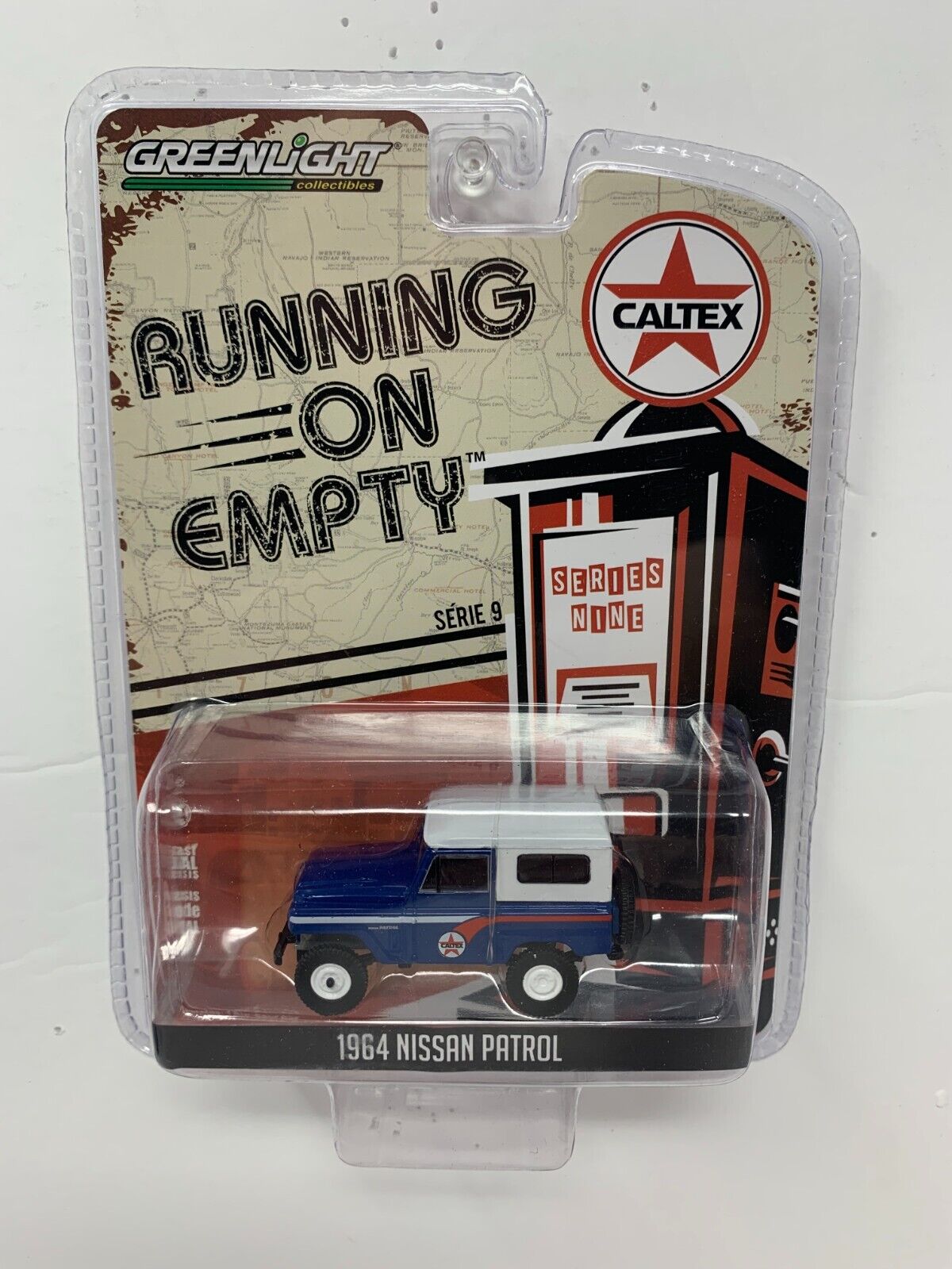 Greenlight Running On Empty Series 9 1964 Nissan Patrol 1:64 Diecast