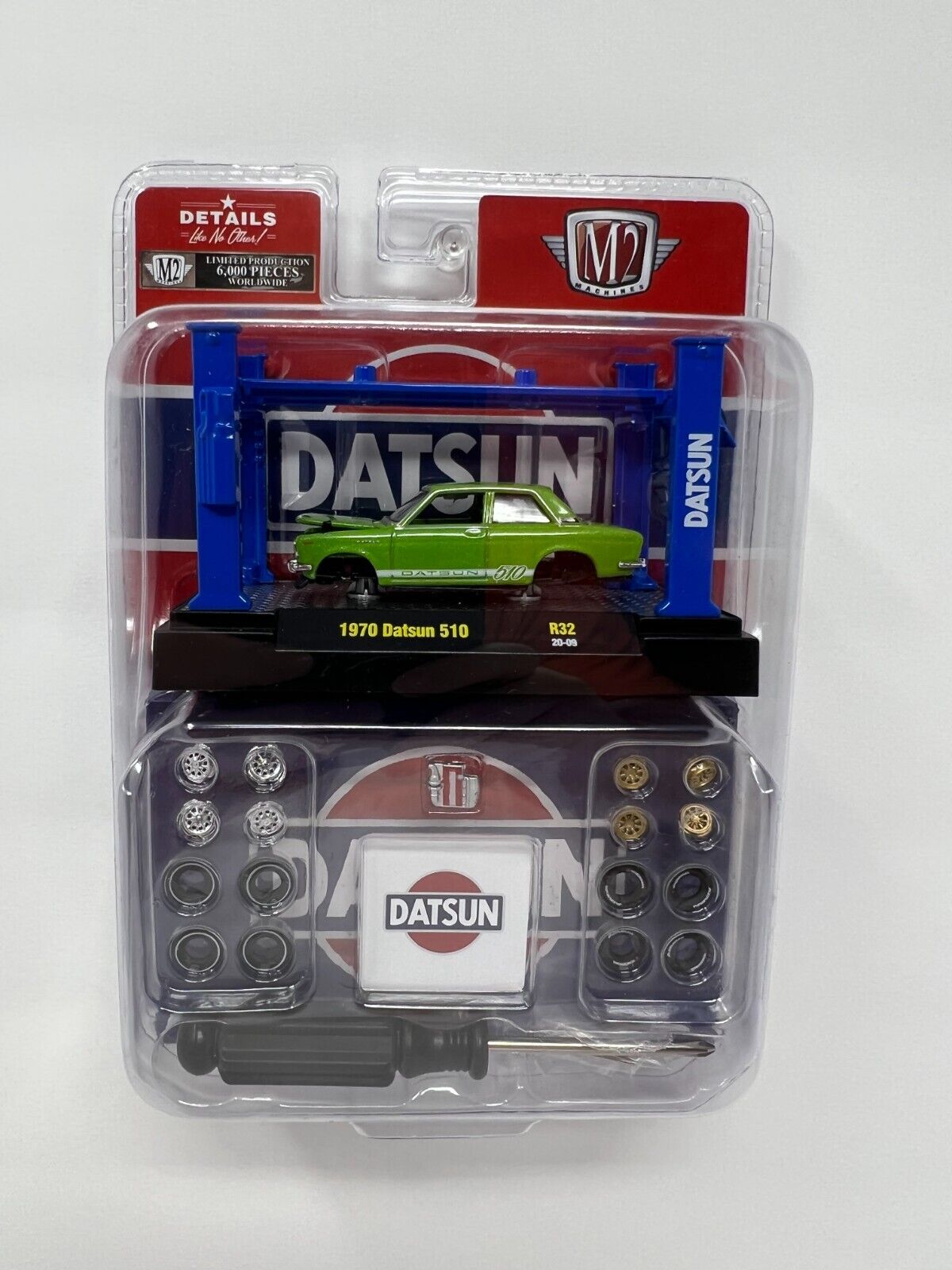 M2 Machines Model-Kit 1970 Datsun 510 R32 1:64 Scale Diecast