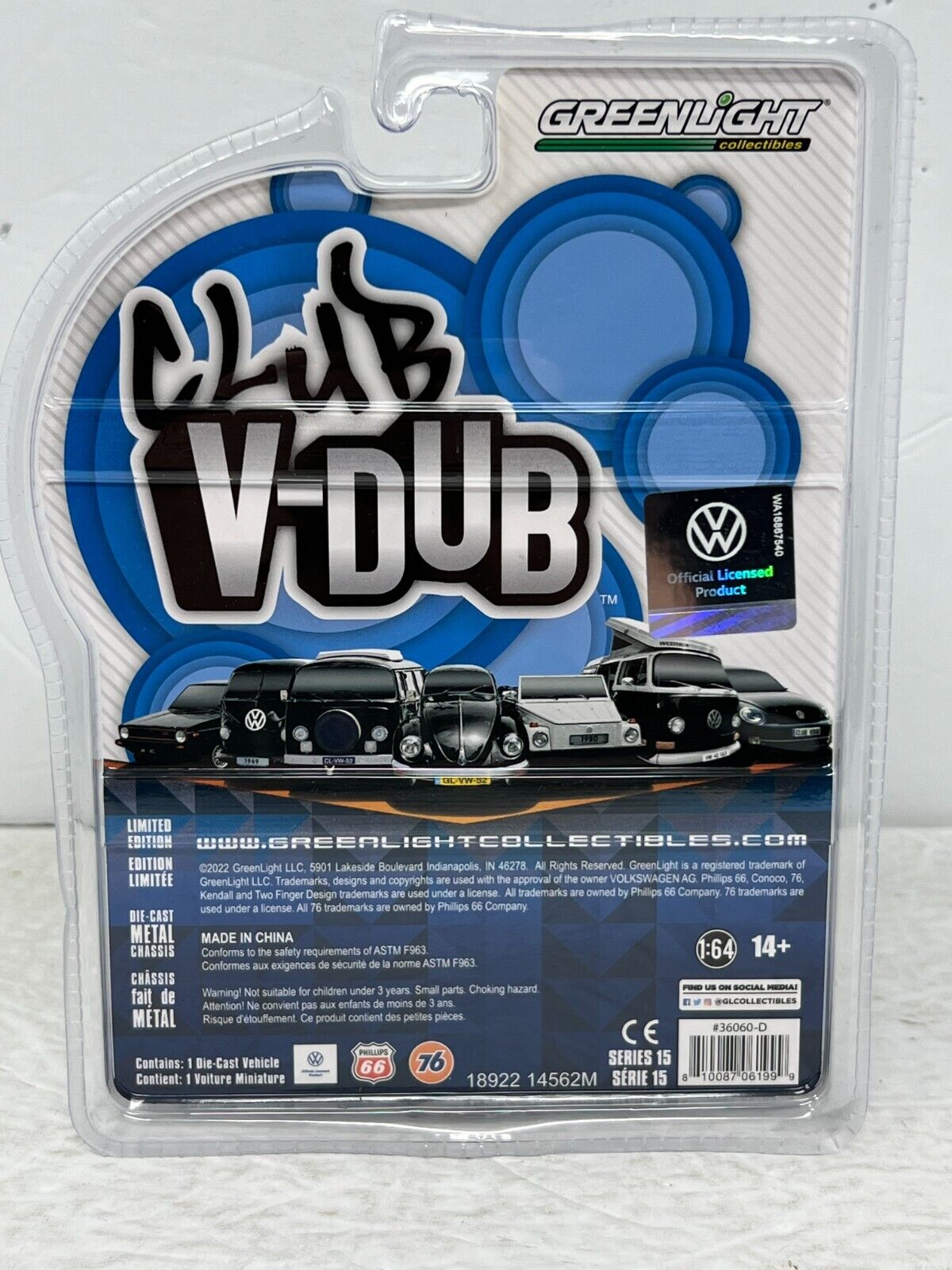 Greenlight Club V-Dub 1974 Volkswagen Type 181 "The Thing" 1:64 Diecast