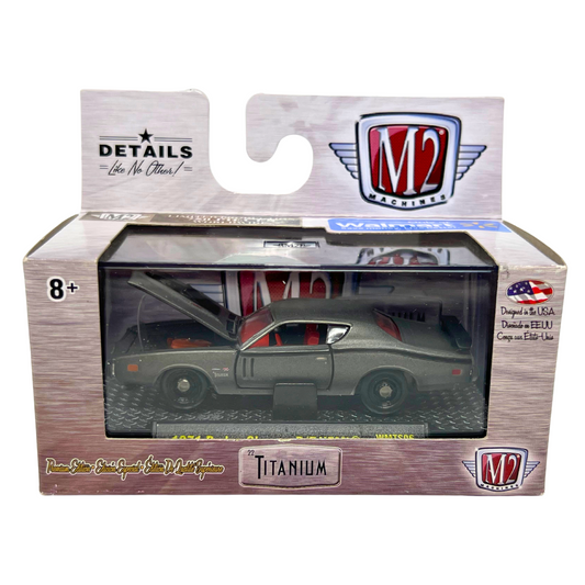 M2 Machines Titanium 1971 Dodge Charger RT Hemi CHASE 1:64 Diecast