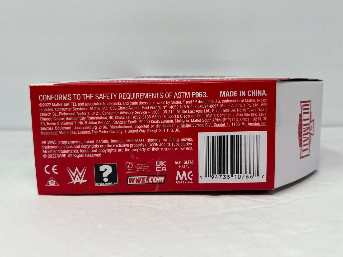 WWE Razor Ramon Ultimate Edition Series 16 Chase Action Figure with Belt Mattel Toys