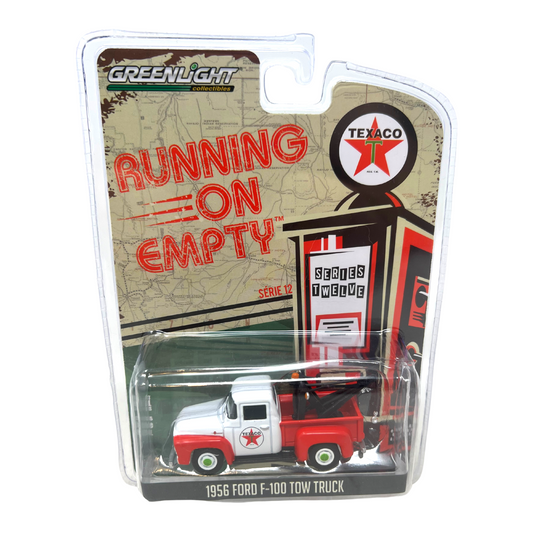 Greenlight Running on Empty Series 12 1956 Ford F-100 with Tow Hook 1:64 Diecast