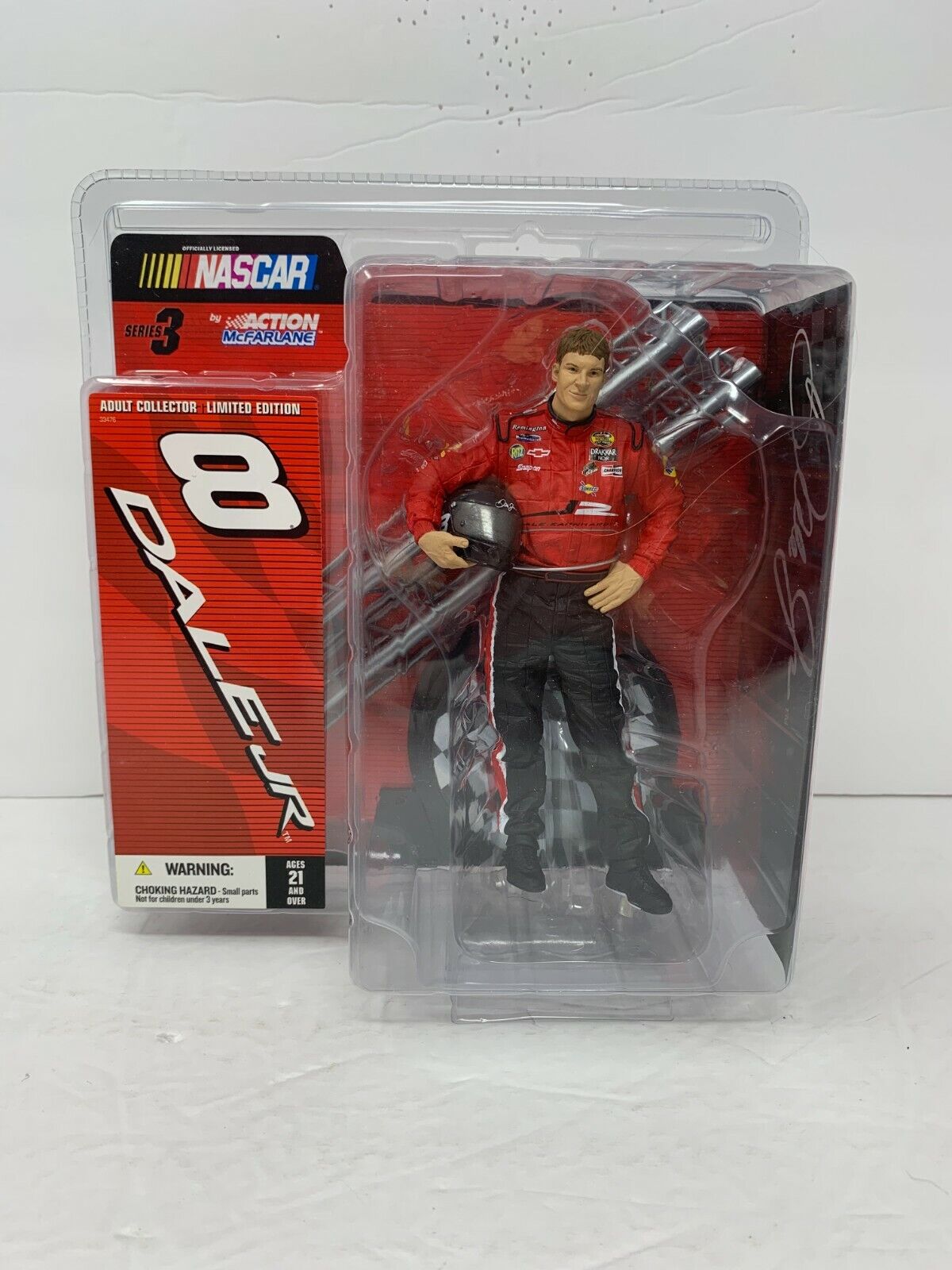 McFarlane Action Nascar #8 Dale Earnhardt Jr. Series 3 Figurine