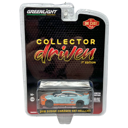 Greenlight Collector Driven 2018 Dodge Charger SRT Hellcat Dirty 1:64 Diecast