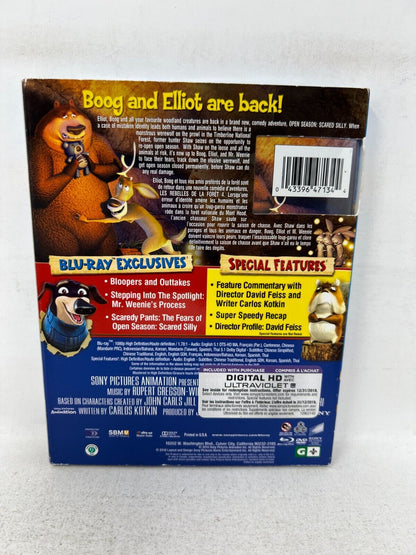 Open Season Scared Silly (Blu-ray, 2016) William Townsend Kids Cartoon Sealed!!!