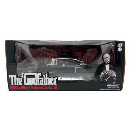 Greenlight Hollywood The Godfather 1955 Cadillac Fleetwood 1:24 Diecast