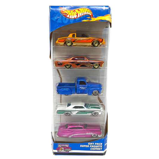 Hot Wheels 2002 Concrete Cruisers 5-Pack 1:64 Diecast Gift Pack