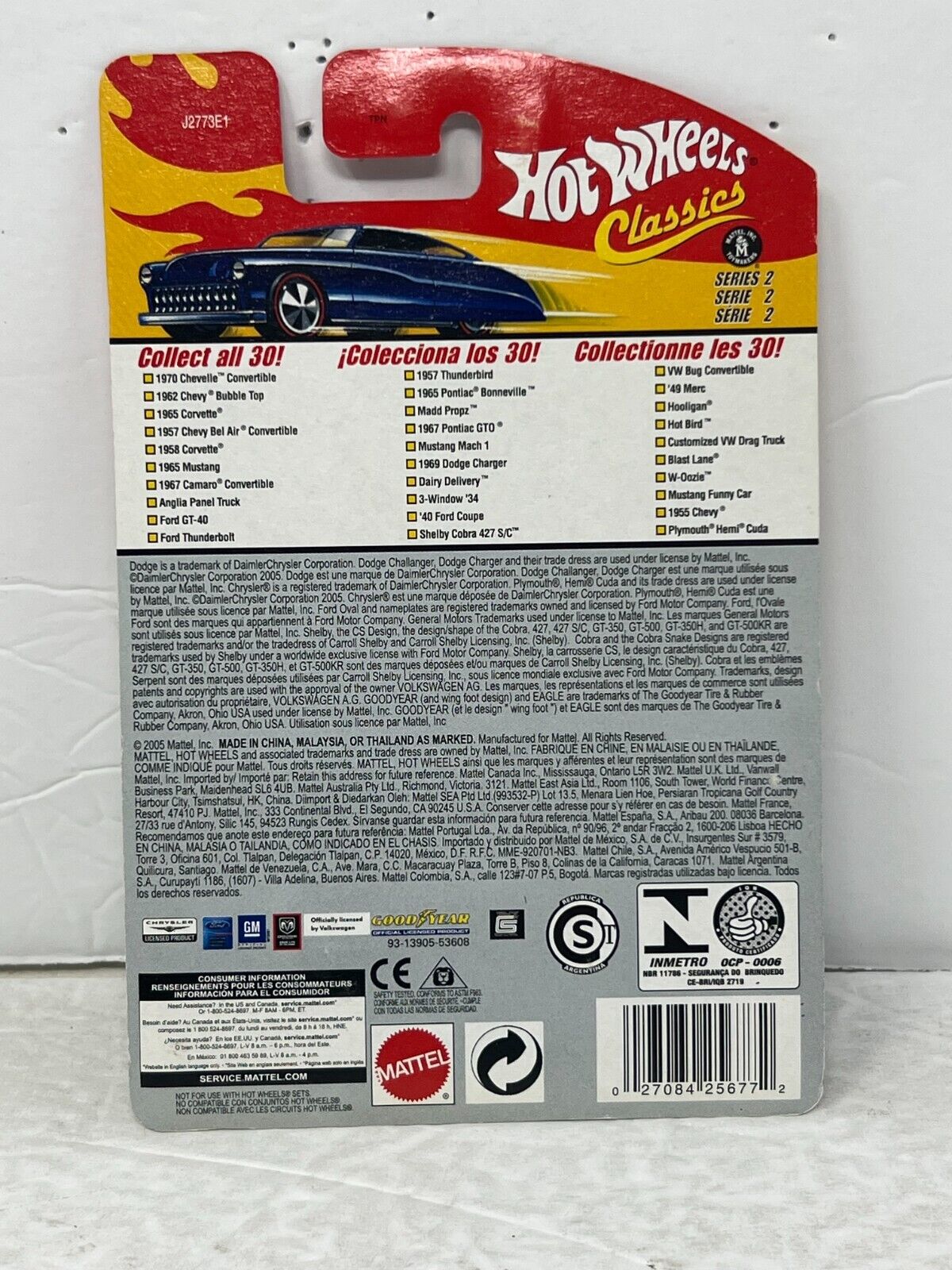 Hot Wheels Classics Series 2 Dairy Delivery Fantasy Cars 1:64 Diecast