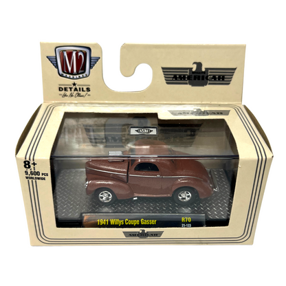 M2 Machines Willys Americar 1941 Willys Coupe Gasser R70 1:64 Diecast