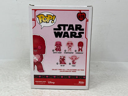 Funko Pop! Star Wars #419 Chewbacca Bobble-Head Valentine's Day Pink