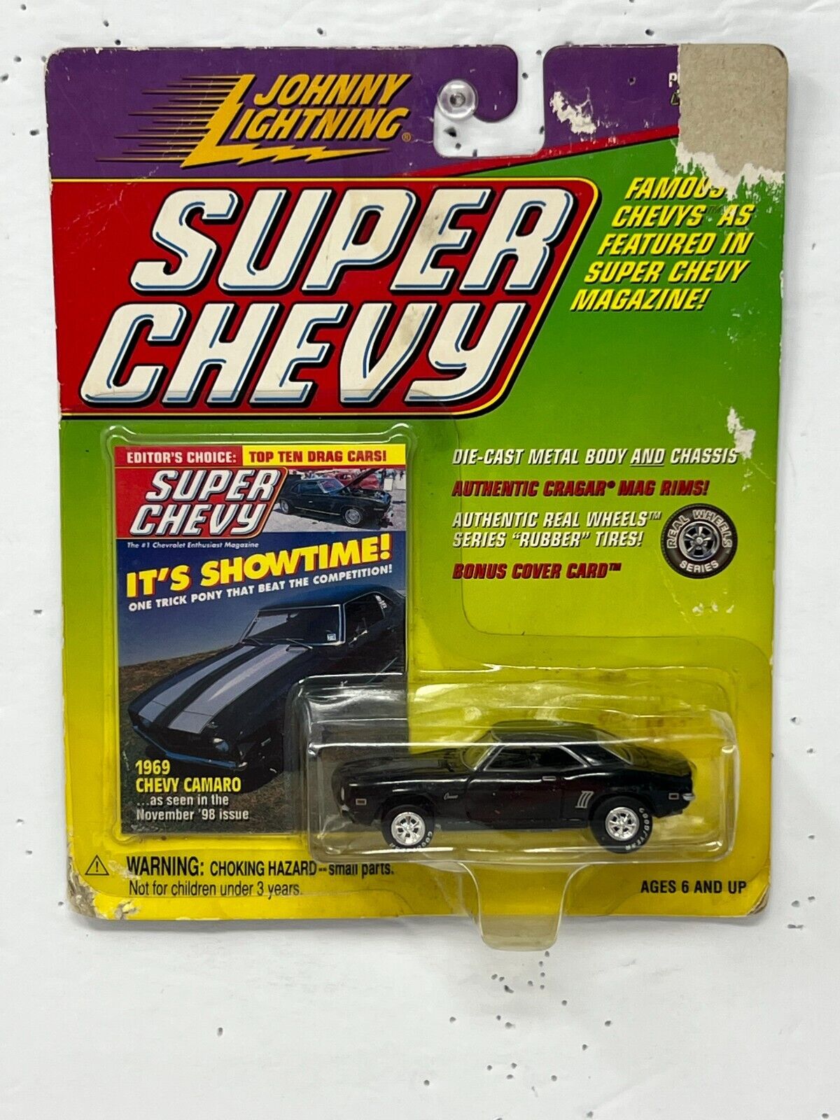 Johnny Lightning Super Chevy 1969 Chevy Camaro 1:64 Diecast