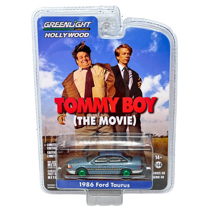 Greenlight Hollywood Tommy Boy 1986 Ford Taurus GREEN MACHINE 1:64 Diecast