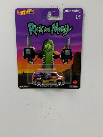 Hot Wheels Premium Rick & Morty Pop Culture Ford Transit Super Van 1:64 Diecast