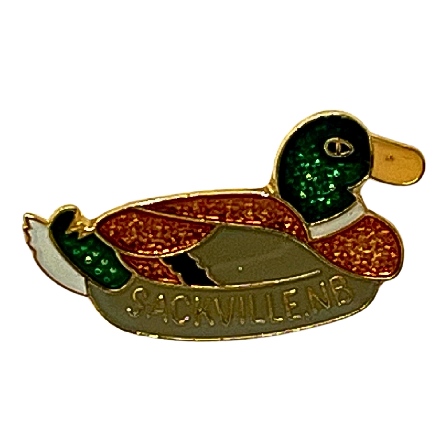 Sackville New Brunswick Duck Souvenir Cities & States Lapel Pin SP2